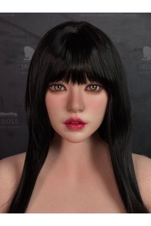 Irontech Realistic Makeup Practice Mannequin Head No.42, Wig Display & Styling Training Model ideal for wig styling, product photos, tutorials, and display setups