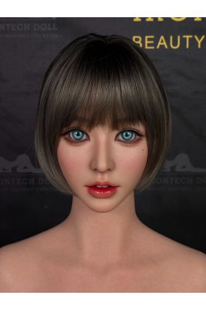 Irontech Realistic Makeup Practice Mannequin Head No.30T1, Wig Display & Styling Training Model ideal for wig styling, product photos, tutorials, and display setups