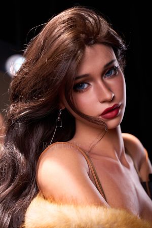 Real Lady 159cm(5ft3) H-cup Silicone Sex Doll R12 Hailey, ROS MAX Head
