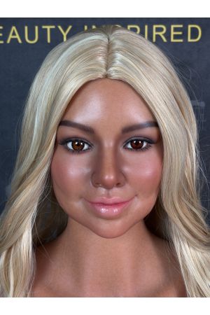 Irontech Realistic Makeup Practice Mannequin Head No.3, Wig Display & Styling Training Model ideal for wig styling, product photos, tutorials, and display setups