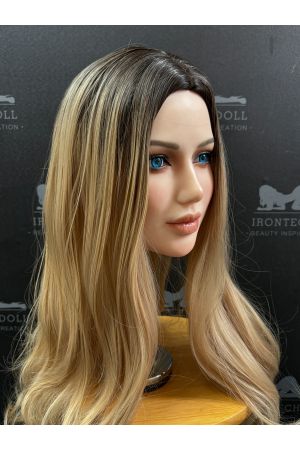 Irontech Realistic Makeup Practice Mannequin Head No.13, Wig Display & Styling Training Model ideal for wig styling, product photos, tutorials, and display setups